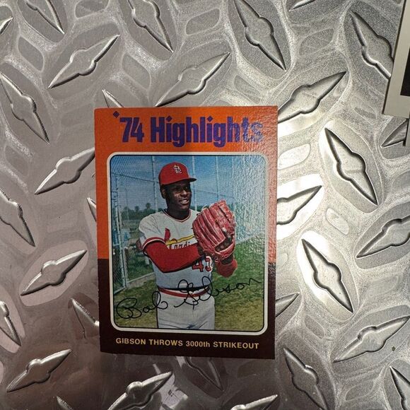 1975 topps mini highlights lou brock #2 mint condition - Picture 1 of 3